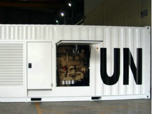 Ettes Power Soundproof Container Diesel Generator to UN